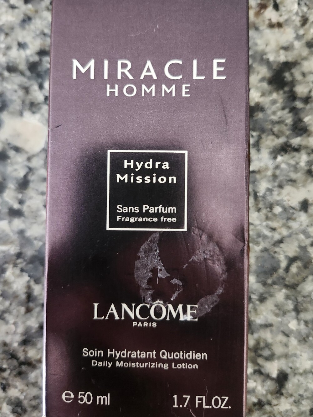 Lancome Miracle Homme Hydra Mission Sans Parfum Daily Moisturizer - 50ml